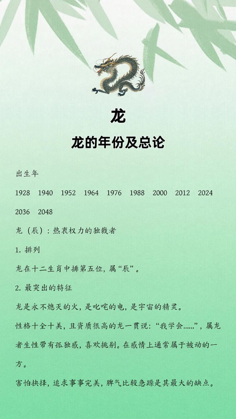 1970年代出生的属龙的人是哪一年出生的？