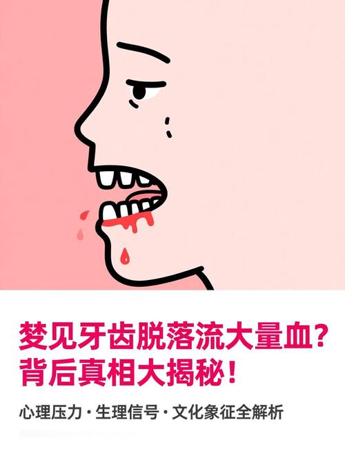 梦见牙齿掉落且出血是什么征兆或含义？