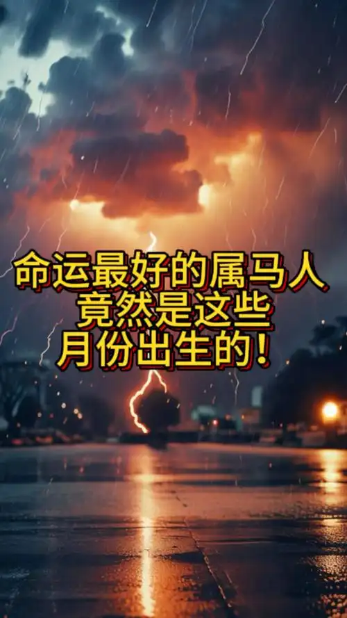 属马人在戌时出生，他们的运势如何？