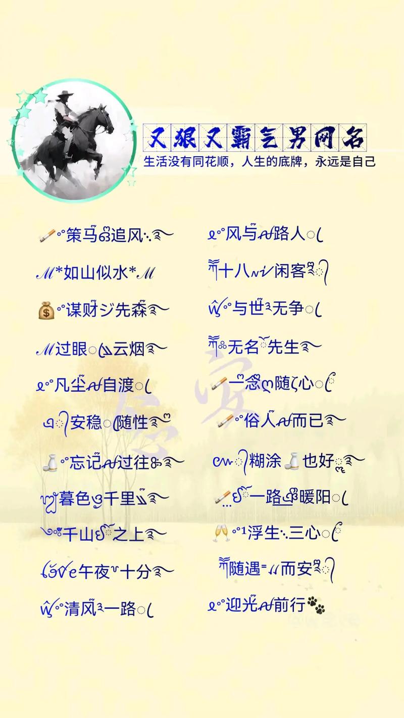 有哪些霸气的代号可以用来命名？
