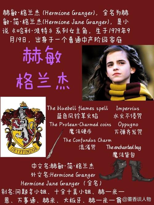 哈利波特中哪个星座代表人物是赫敏·格兰杰？
