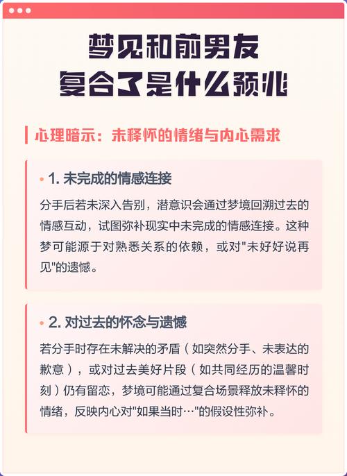梦见前男友找我复合却被我拒绝，这梦境意味着什么？