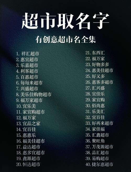 如何为开便利店起一个吸引人的名字？