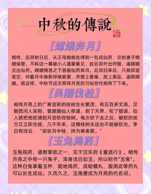 中秋节有哪些经典故事可依分享？