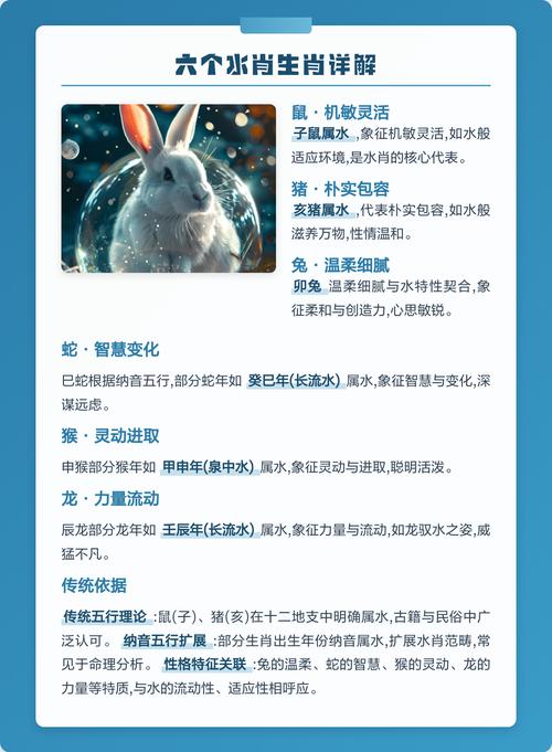 水肖都包括哪些生肖？它们的特征有哪些？