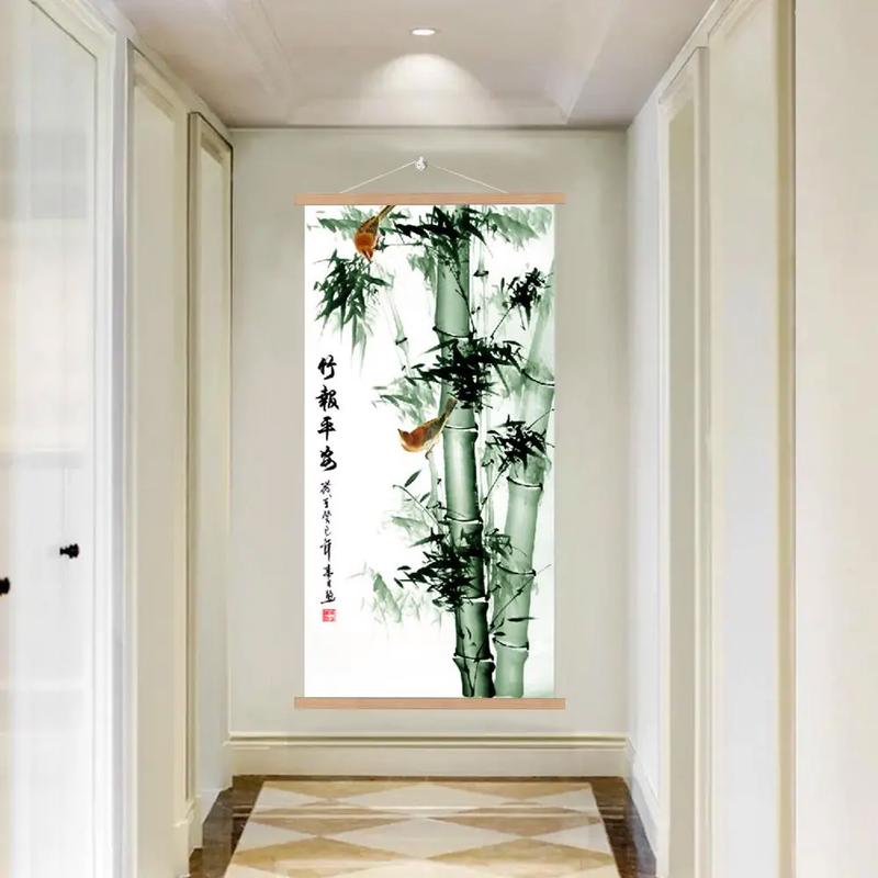 家里挂竹子画最适合挂在哪里？