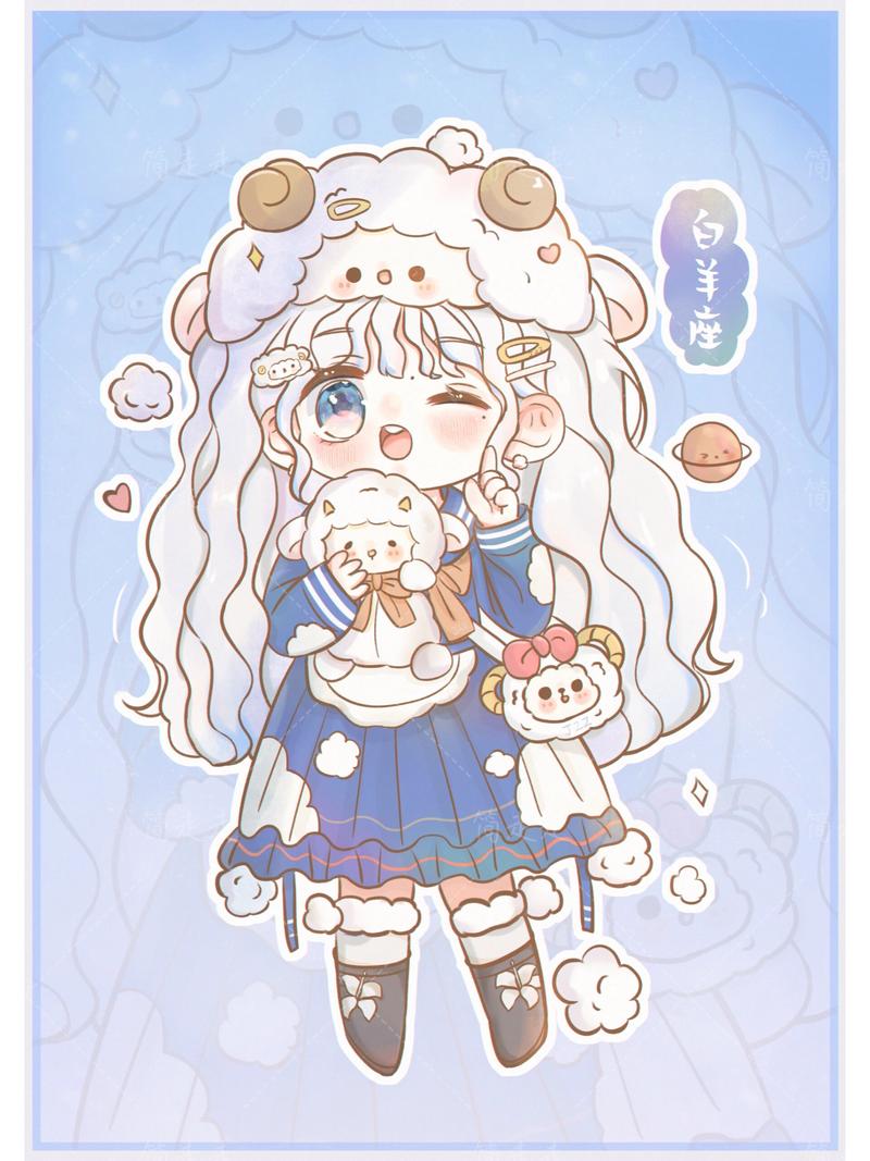 如何绘制简单又好看的十二星座小人物画作？