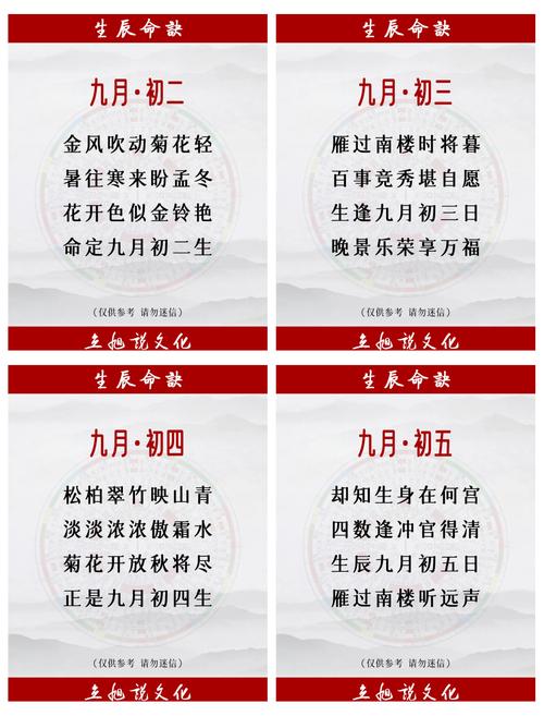 农历九月初八出生的人是什么命？与农历九月初二出生的人命运有何不同？
