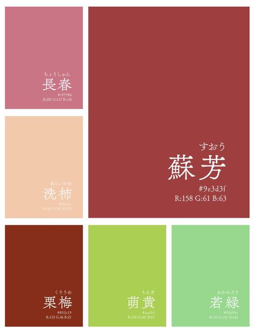 有哪些忒别好听的颜色名字可依用来形容美妙的色彩？