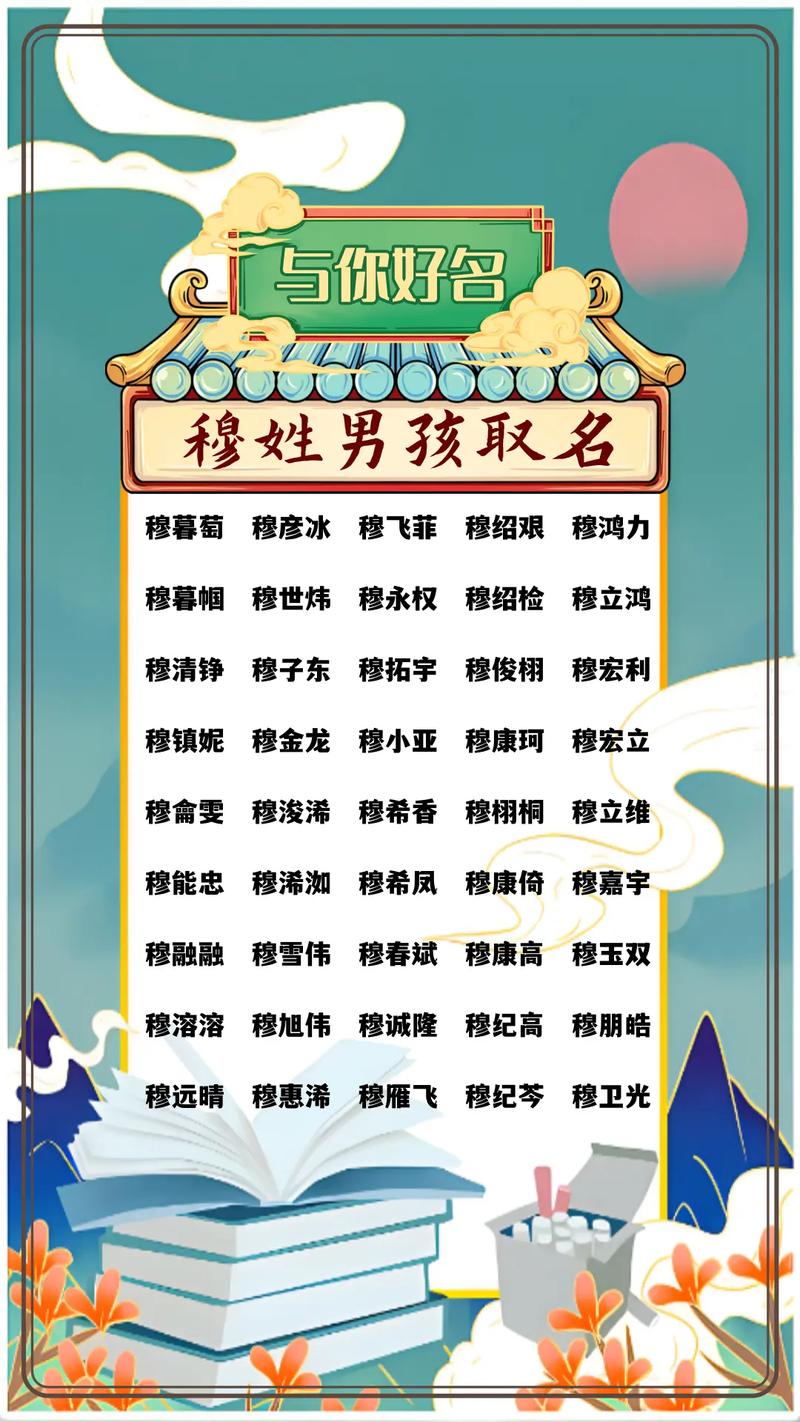 穆姓男孩起个霸气又好听的名字叫什么？