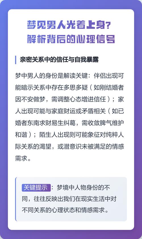 梦见男人裸露上身预示着什么含义或有什么特殊寓意？
