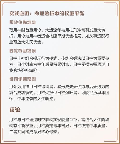 八字中月柱的重要性及其在命理分析中的作用究竟有多大？