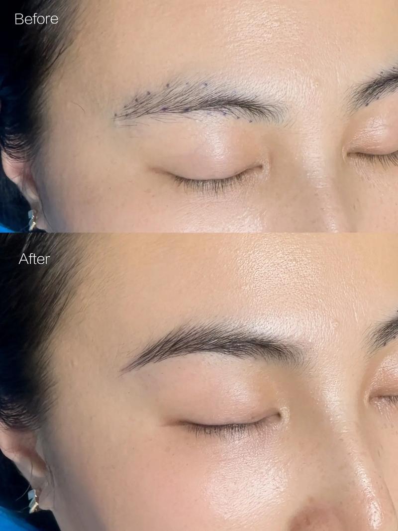 如何改善眉尾稀疏的眉毛，使其看起来更加浓密自然？