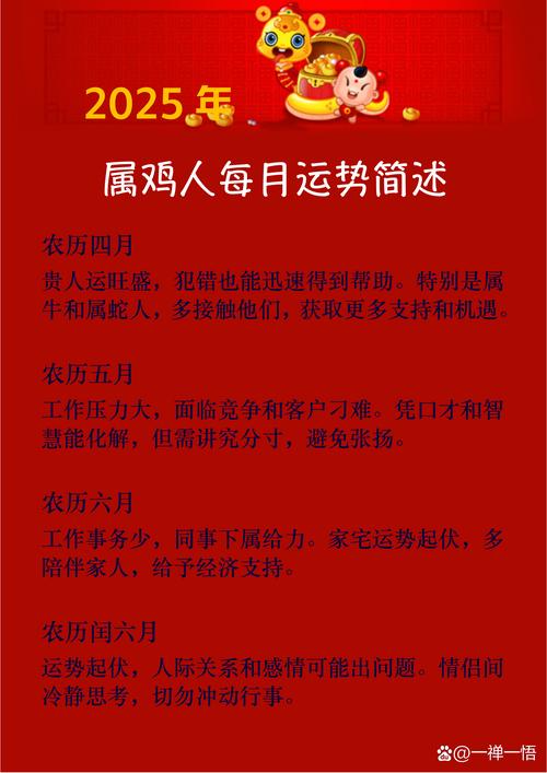 属鸡人2023年每个月的运势和运程具体是怎样的？