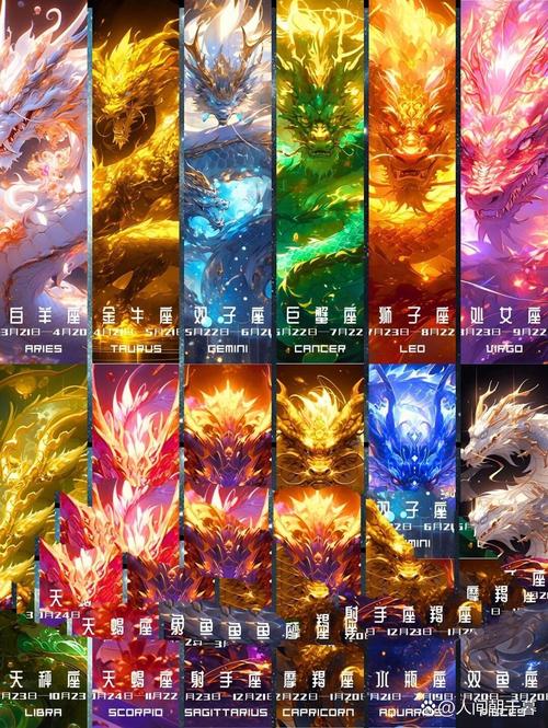 十二星座各自对应的神龙是哪些？嫩否一一揭晓？