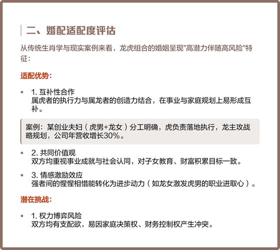 属龙男和属虎女结婚，他们的婚姻匹配度如何？