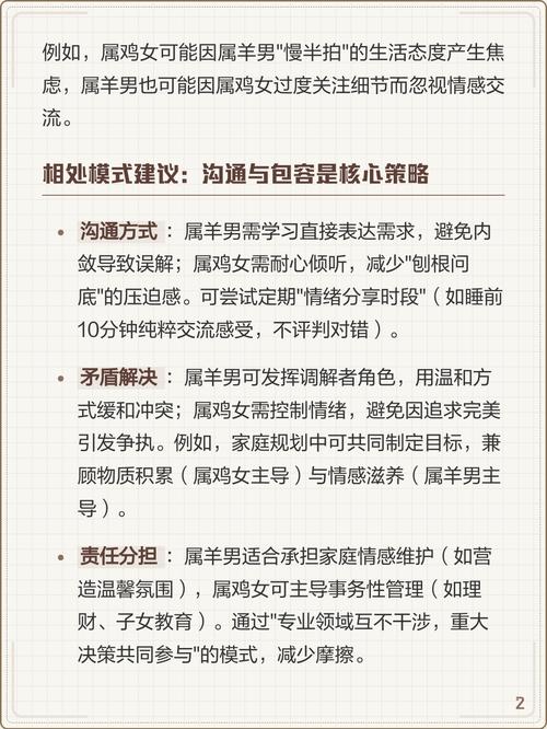生肖羊和鸡，鸡老公和羊老婆，他们的婚姻配对是否合适？