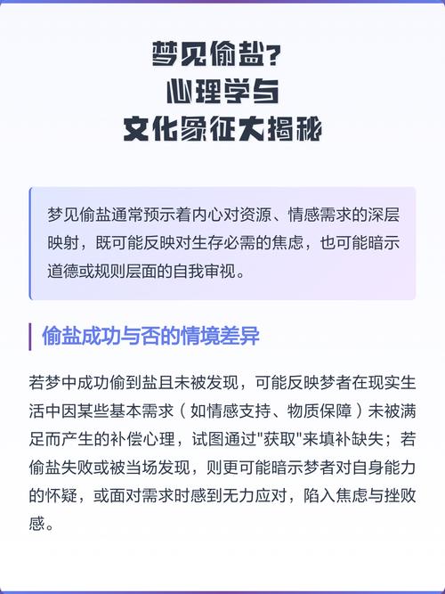 梦见别人偷盐预示着什么含义？