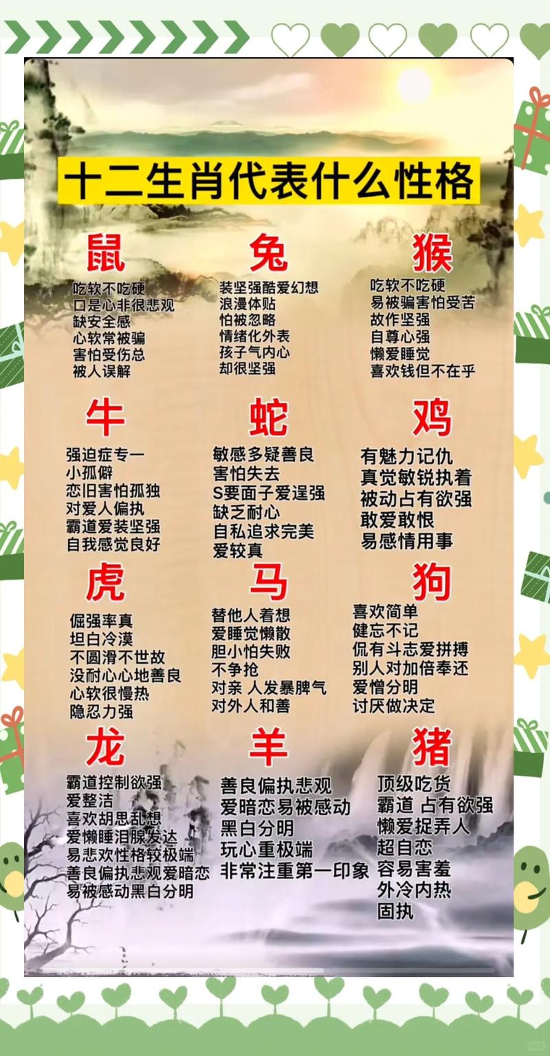 十二生肖性格大揭秘，有哪些生肖性格特点？