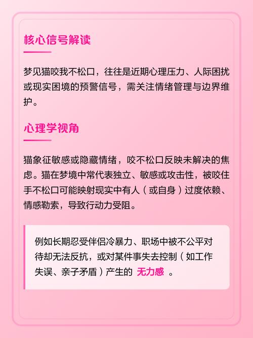 梦见自家猫咬我是什么征兆，预示着什么不好的事情发生？