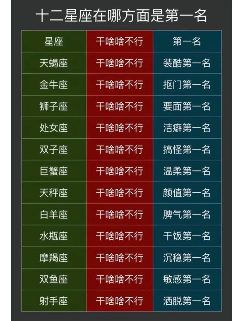 有哪些星座尚未被提及？