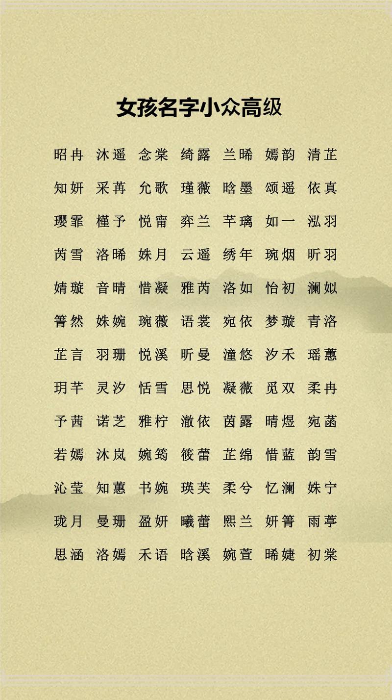 有哪些高贵典雅的女孩单名可依参考？