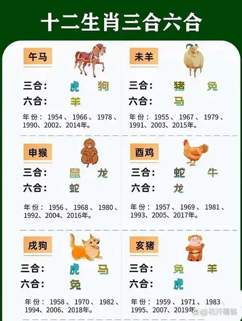三合属相中包含哪些生肖组合？