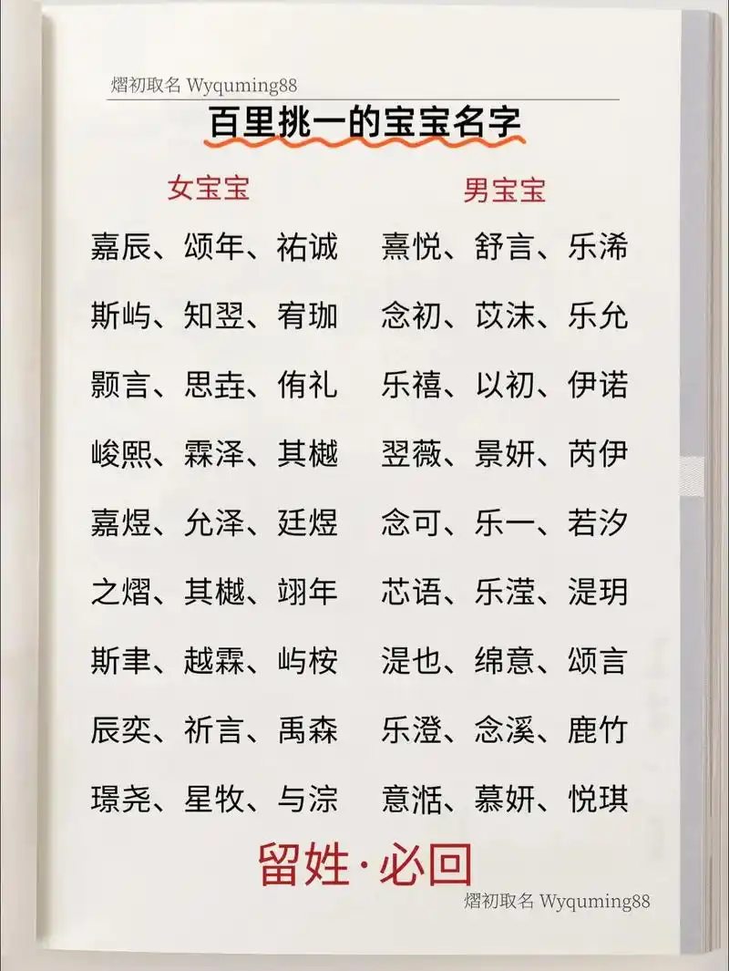 百里起名有哪些好听的名字推荐？
