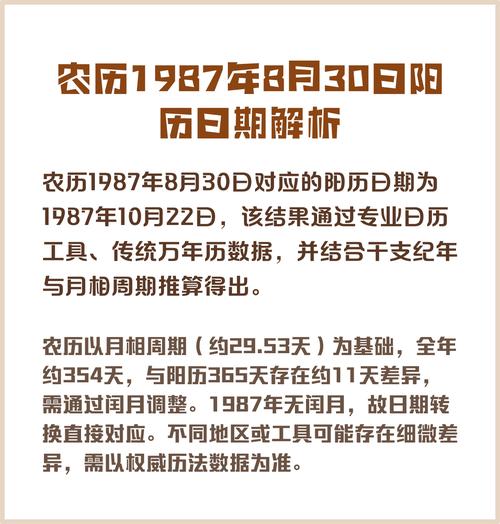 农历八月三十是哪一天的具体日期？