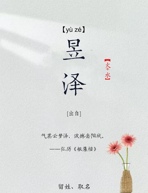有哪些好听的男孩名字中包含昱字？