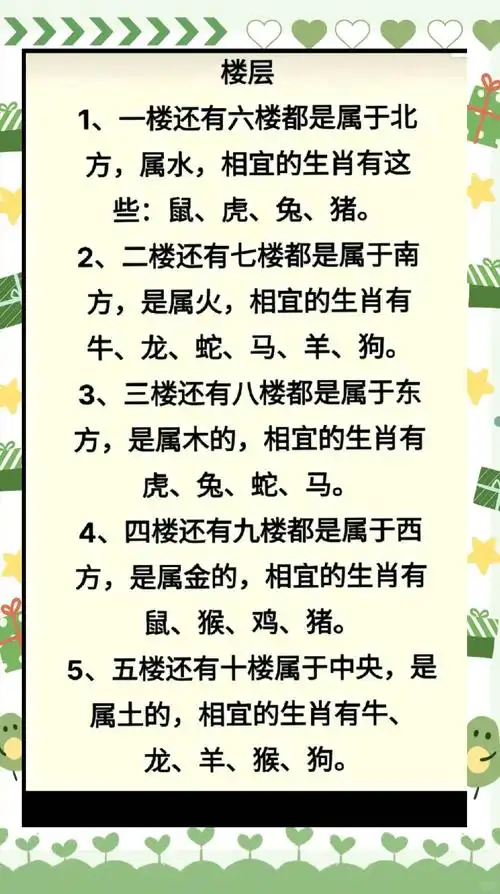 六楼是否适宜属马的人居住有没有什么特别的属相禁忌？