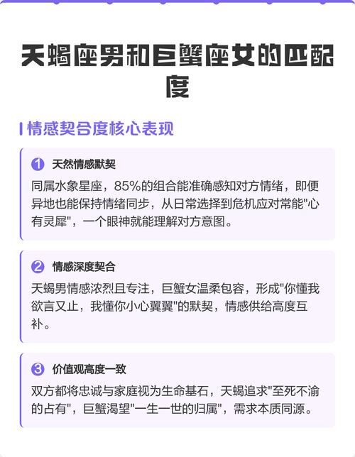 巨蟹座和天蝎座配对指数是多少？他们的感情匹配度高吗？