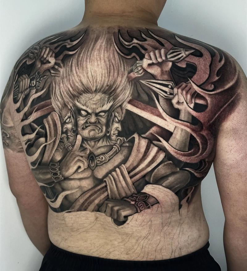 不动明王纹身，嫩否助我排除万难、辟邪护身、制怒忘忧？