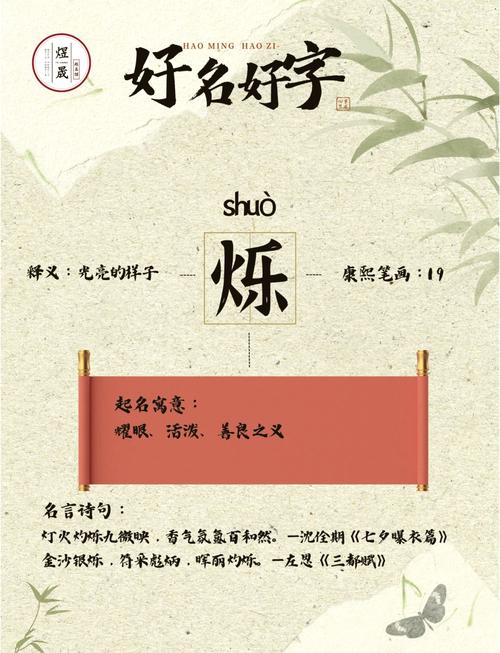 烁这个名字的寓意是吉祥还是凶险？其含义是否美好？