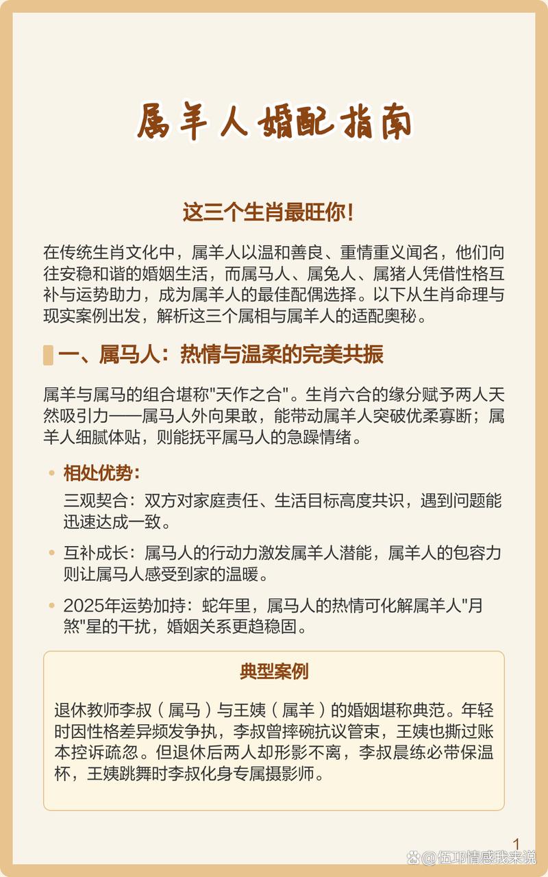 属羊的人八字配属羊的合适吗？有没有什么讲究或禁忌？