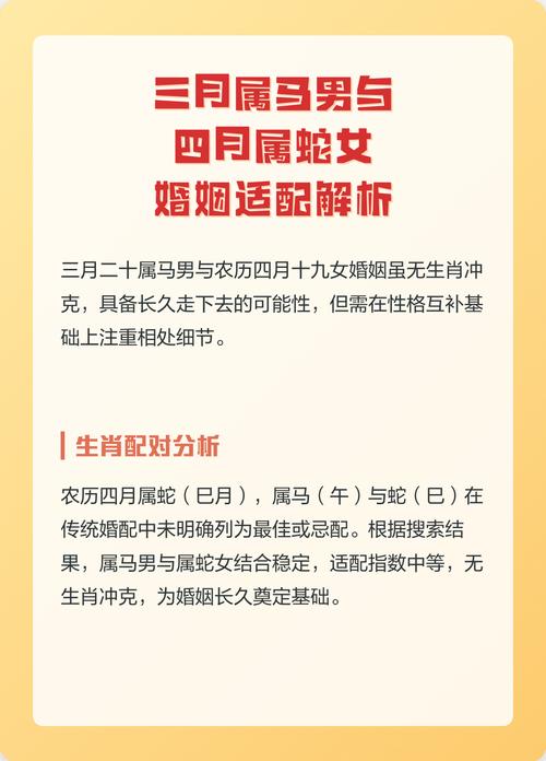 属蛇男和属马女结婚后婚姻生活幸福吗？