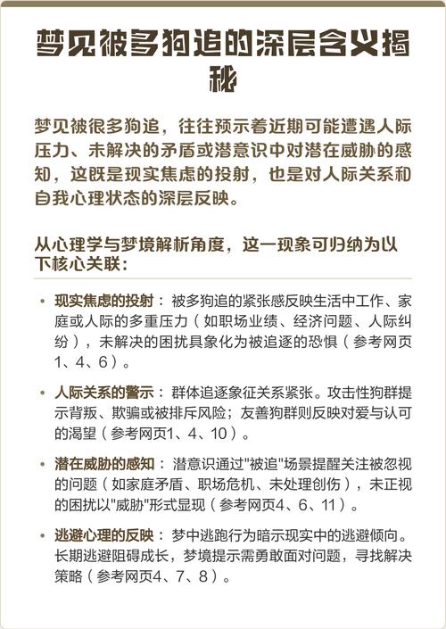 梦见被一只狗追赶究竟预示着什么含义或象征？