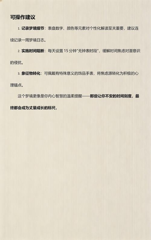 梦见手腕上戴手表有什么特殊预兆或含义？