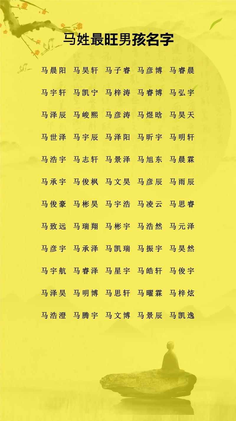 马姓女孩取什么名字既好听又独特？