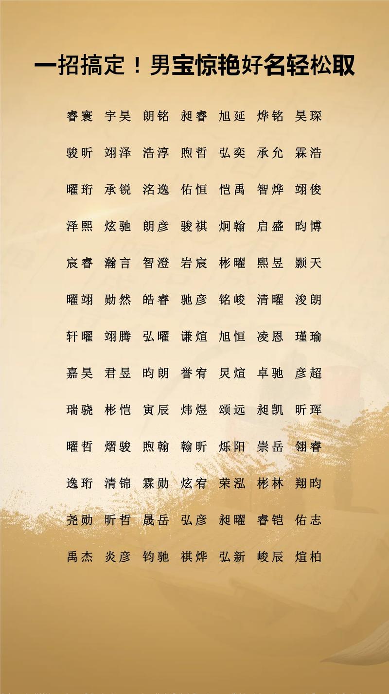 宝宝起名常用字有哪些？