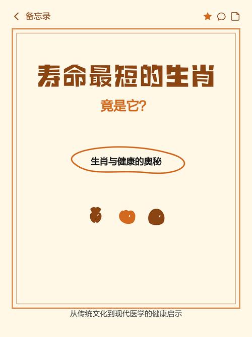 十二生肖中哪个生肖的人容易短命？