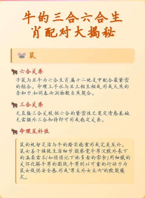 牛属相和哪些属相最相配呢？
