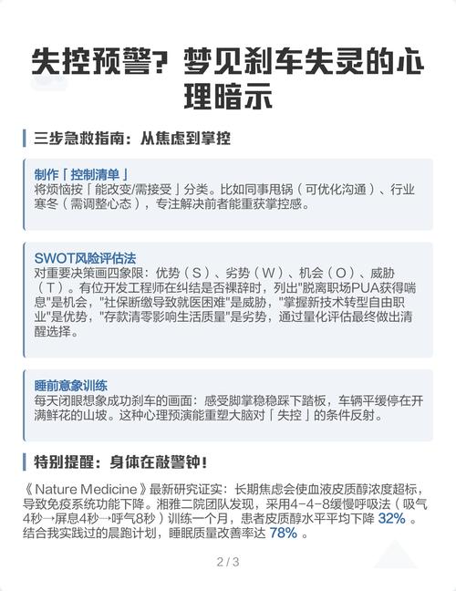 梦见开车刹车失灵刹不住这预示着什么不祥的征兆？