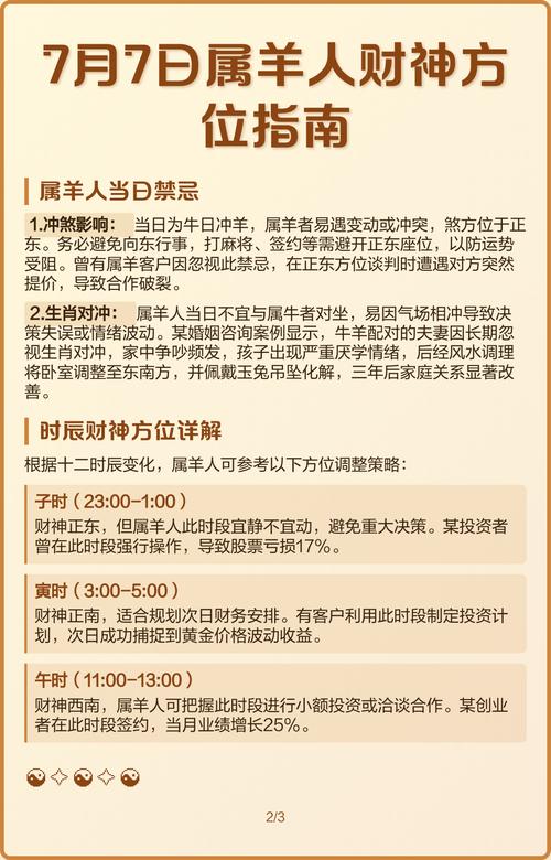 属羊人的财运最佳方向是哪个？