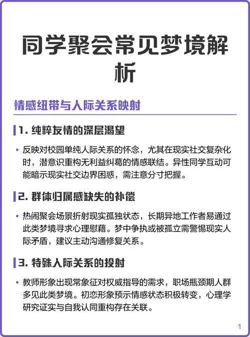 梦见同学聚会自己没参加，这预示着什么？