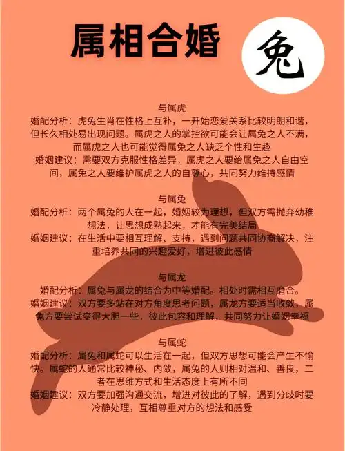 属兔男最适合与哪些属相结婚？