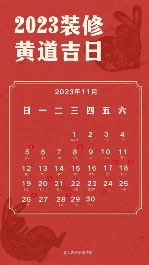 2023年装修适合的黄道吉日具体有哪些？