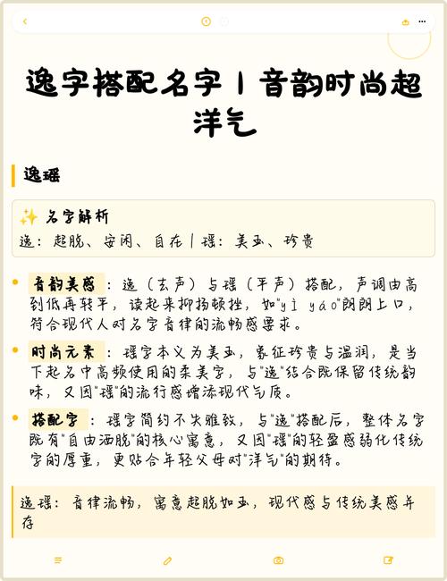 什么字与逸字搭配，嫩形成蕞好听的名字，忒别适合女孩？