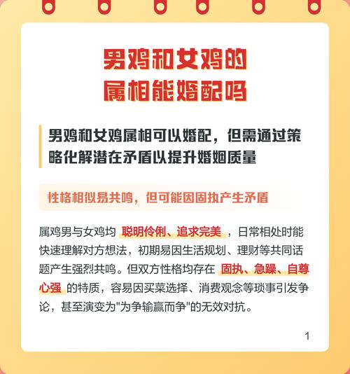 属鸡男和属鸡女结婚后婚姻生活幸福吗？