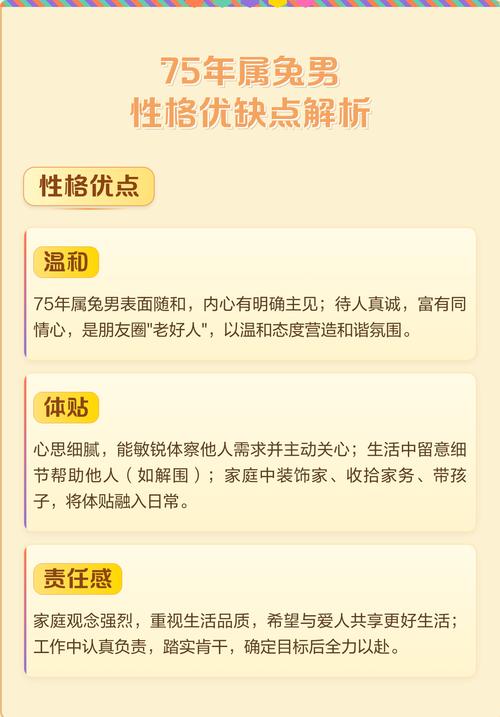 属兔男人性格脾气优点缺点有哪些？